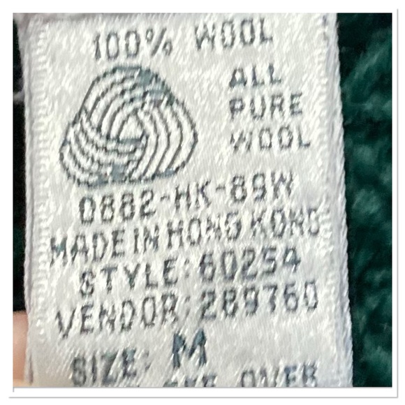 Nordstrom Vintage Point Of View Knit Plaid Christmas Cardigan Sweater Wool Red M - Picture 6 of 6